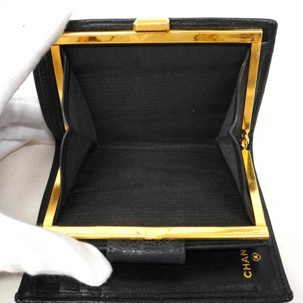 CHANEL Black Caviar Leather Wallet - Picture 8 of 9